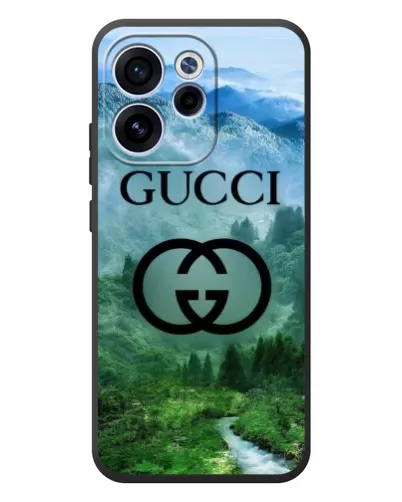 Чехол для OPPO Reno 15 F с картинкой «Gucci — горный пейзаж»