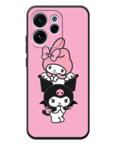 Чехол для OPPO Reno 15 F с картинкой «My Melody и Kuromi»