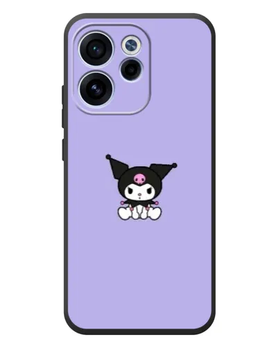 Чехол для OPPO Reno 15 F с картинкой «Kuromi — фиолетовый минимализм»