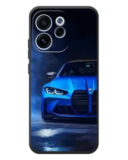Чехол для OPPO Reno 15 F с картинкой «Голубая BMW M4» Чехол для OPPO Reno 15 F с картинкой «Голубая BMW M4»