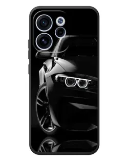 Чехол для OPPO Reno 15 F с картинкой «Черная BMW — профиль» Чехол для OPPO Reno 15 F с картинкой «Черная BMW — профиль»