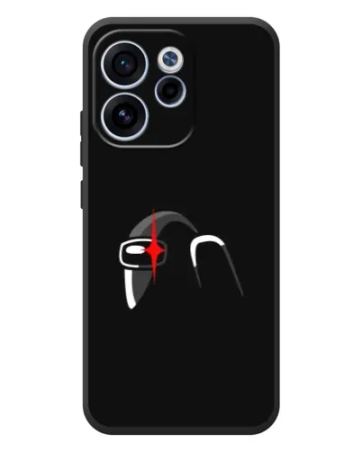 Чехол для OPPO Reno 15 F с картинкой «Among Us шлем»