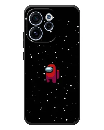 Чехол для OPPO Reno 15 F с картинкой «Красный Among Us»