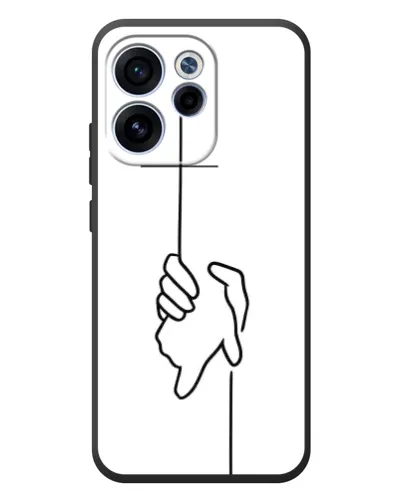 Чехол для OPPO Reno 15 F с картинкой «Рука держит»