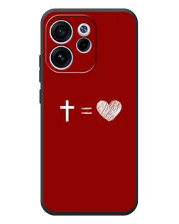 Чехол для OPPO Reno 15 F с картинкой «Уравнение любви» Чехол для OPPO Reno 15 F с картинкой «Уравнение любви»