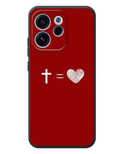 Чехол для OPPO Reno 15 F с картинкой «Уравнение любви» Чехол для OPPO Reno 15 F с картинкой «Уравнение любви»