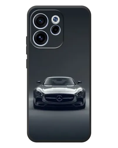 Чехол для OPPO Reno 15 F с картинкой «Mercedes на черном»