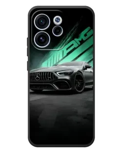 Чехол для OPPO Reno 15 F с картинкой «Темный Mercedes AMG»