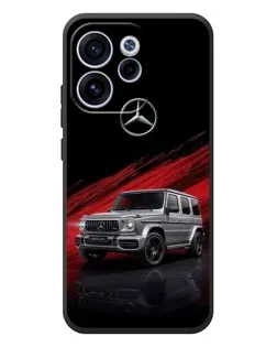 Чехол для OPPO Reno 15 F с картинкой «Mercedes G-Class красный»