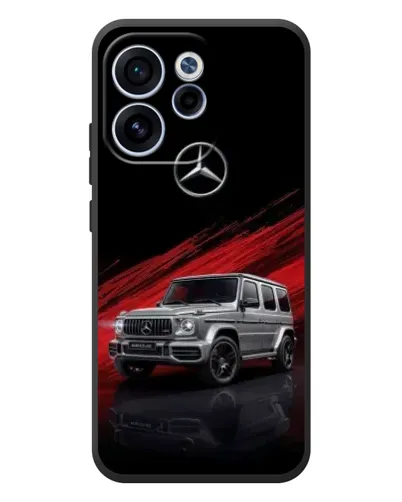 Чехол для OPPO Reno 15 F с картинкой «Mercedes G-Class красный»