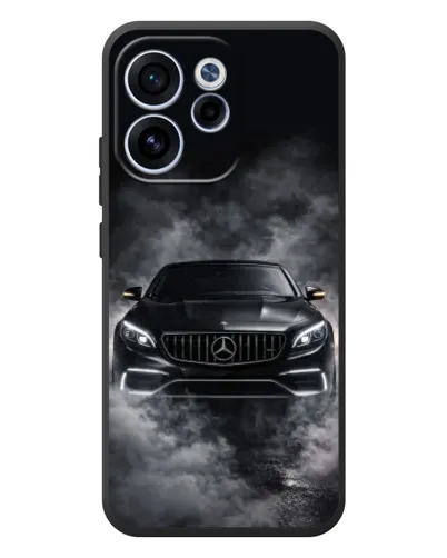 Чехол для OPPO Reno 15 F с картинкой «Mercedes в дыму»
