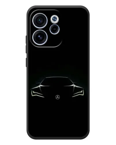Чохол для OPPO Reno 15 F з картинкою «Mercedes — силует авто» Чохол для OPPO Reno 15 F з картинкою «Mercedes — силует авто»
