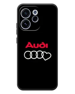 Чехол для OPPO Reno 15 F с картинкой «Логотип Audi Heart»