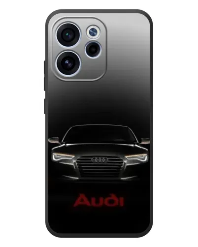 Чехол для OPPO Reno 15 F с картинкой «Audi — градиентный контур»