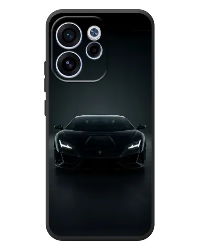 Чехол для OPPO Reno 15 F с картинкой «Черный Lamborghini Aventador» Чехол для OPPO Reno 15 F с картинкой «Черный Lamborghini Aventador»