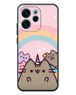 Чехол для OPPO Reno 15 F с картинкой «Единорог Pusheen»