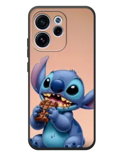 Чехол для OPPO Reno 15 F с картинкой «Стич ест шоколад»