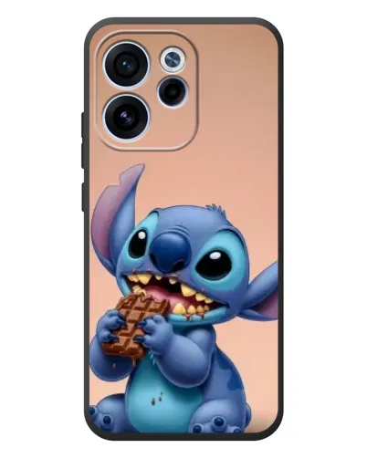 Чехол для OPPO Reno 15 F с картинкой «Стич ест шоколад» Чехол для OPPO Reno 15 F с картинкой «Стич ест шоколад»