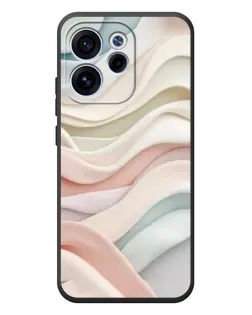 Чехол для OPPO Reno 15 F с картинкой «Пастельные нежные волны»