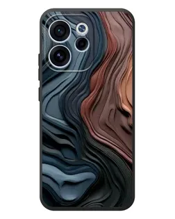 Чехол для OPPO Reno 15 F с картинкой «Цветные волны каньона»