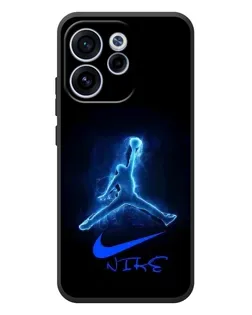 Чехол для OPPO Reno 15 FS с картинкой «Jordan Neon Blue»