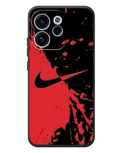Чехол для OPPO Reno 15 FS с картинкой «Красные брызги Nike» Чехол для OPPO Reno 15 FS с картинкой «Красные брызги Nike»