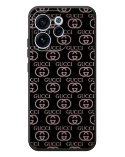 Чехол для OPPO Reno 15 FS с картинкой «Классическая монограмма Gucci»