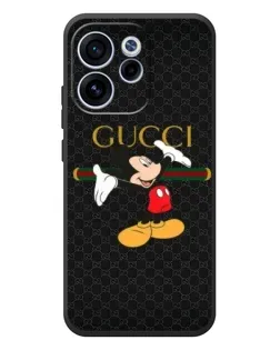 Чехол для OPPO Reno 15 FS с картинкой «Микки Маус Gucci»