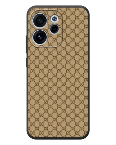 Чохол для OPPO Reno 15 FS з картинкою «Gucci — класичний беж» Чохол для OPPO Reno 15 FS з картинкою «Gucci — класичний беж»