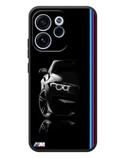 Чехол для OPPO Reno 15 FS с картинкой «Силуэт BMW в темноте»