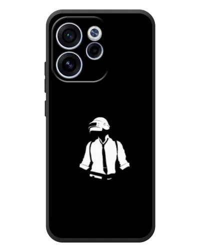 Чехол для OPPO Reno 15 FS с картинкой «PUBG — белый шлем»
