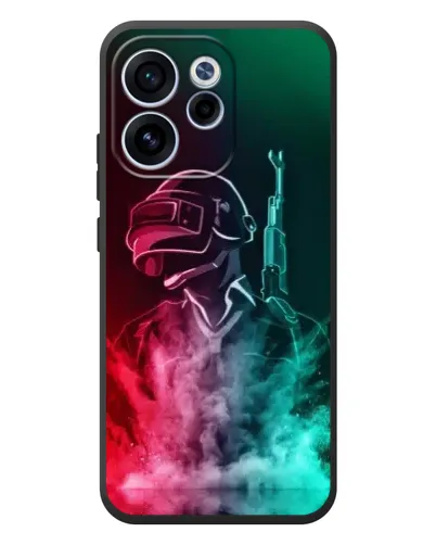Чехол для OPPO Reno 15 FS с картинкой «PUBG — огненный воин»