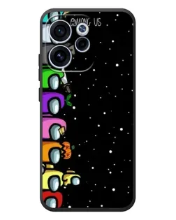 Чехол для OPPO Reno 15 FS с картинкой «Команда Among Us»