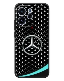 Чехол для OPPO Reno 15 FS с картинкой «Mercedes — бирюзовый акцент»