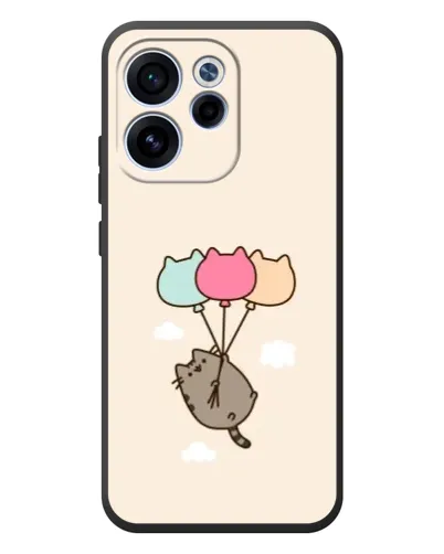 Чехол для OPPO Reno 15 FS с картинкой «Пушин на шариках»