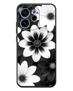 Чехол для OPPO Reno 15 FS с картинкой «Монохромные астры»