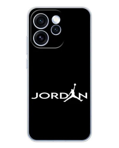 Чехол для OPPO Reno 15 Pro с картинкой «Jordan White Logo» Чехол для OPPO Reno 15 Pro с картинкой «Jordan White Logo»