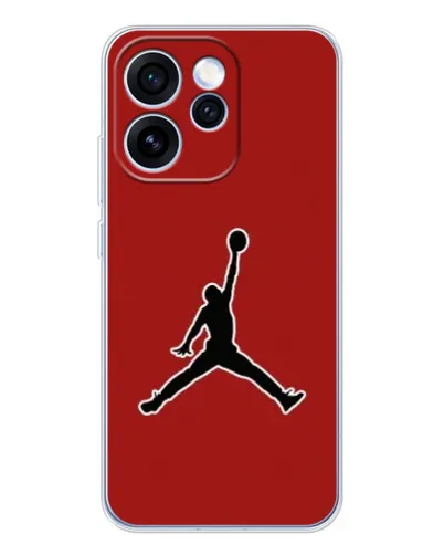 Чехол для OPPO Reno 15 Pro с картинкой «Jordan Red Back» Чехол для OPPO Reno 15 Pro с картинкой «Jordan Red Back»