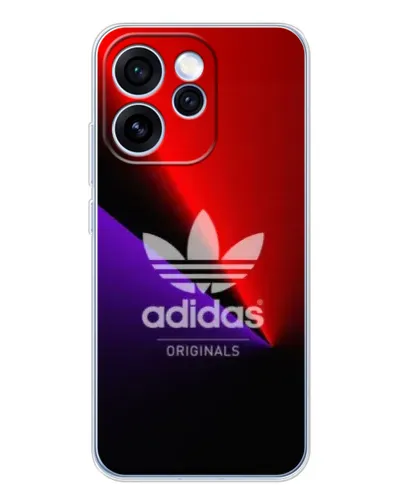 Чехол для OPPO Reno 15 Pro с картинкой «Adidas Red Neon» Чехол для OPPO Reno 15 Pro с картинкой «Adidas Red Neon»