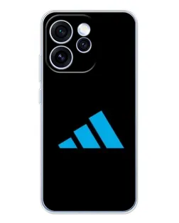 Чехол для OPPO Reno 15 Pro с картинкой «Adidas Cyan Logo»