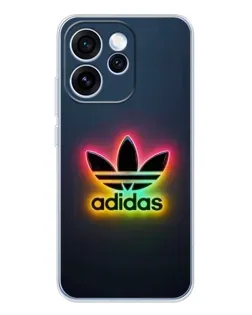 Чехол для OPPO Reno 15 Pro с картинкой «Неоновый Adidas»