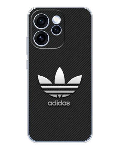 Чехол для OPPO Reno 15 Pro с картинкой «Adidas Карбоновая текстура» Чехол для OPPO Reno 15 Pro с картинкой «Adidas Карбоновая текстура»