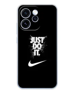 Чехол для OPPO Reno 15 Pro с картинкой «Текстовый принт Nike»