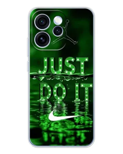 Чехол для OPPO Reno 15 Pro с картинкой «Зеленый неоновый Nike» Чехол для OPPO Reno 15 Pro с картинкой «Зеленый неоновый Nike»