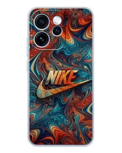 Чехол для OPPO Reno 15 Pro с картинкой «Nike в абстракции»