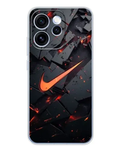 Чехол для OPPO Reno 15 Pro с картинкой «Nike — эффект разломов» Чехол для OPPO Reno 15 Pro с картинкой «Nike — эффект разломов»