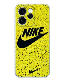 Чехол для OPPO Reno 15 Pro с картинкой «Желтый текстурный Nike»