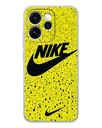 Чехол для OPPO Reno 15 Pro с картинкой «Желтый текстурный Nike» Чехол для OPPO Reno 15 Pro с картинкой «Желтый текстурный Nike»