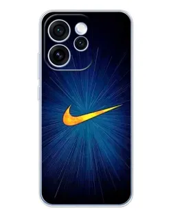 Чехол для OPPO Reno 15 Pro с картинкой «Синий пульс Nike»