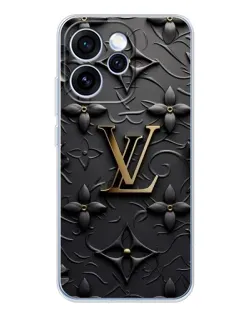 Чехол для OPPO Reno 15 Pro с картинкой «Кожаная текстура LV»